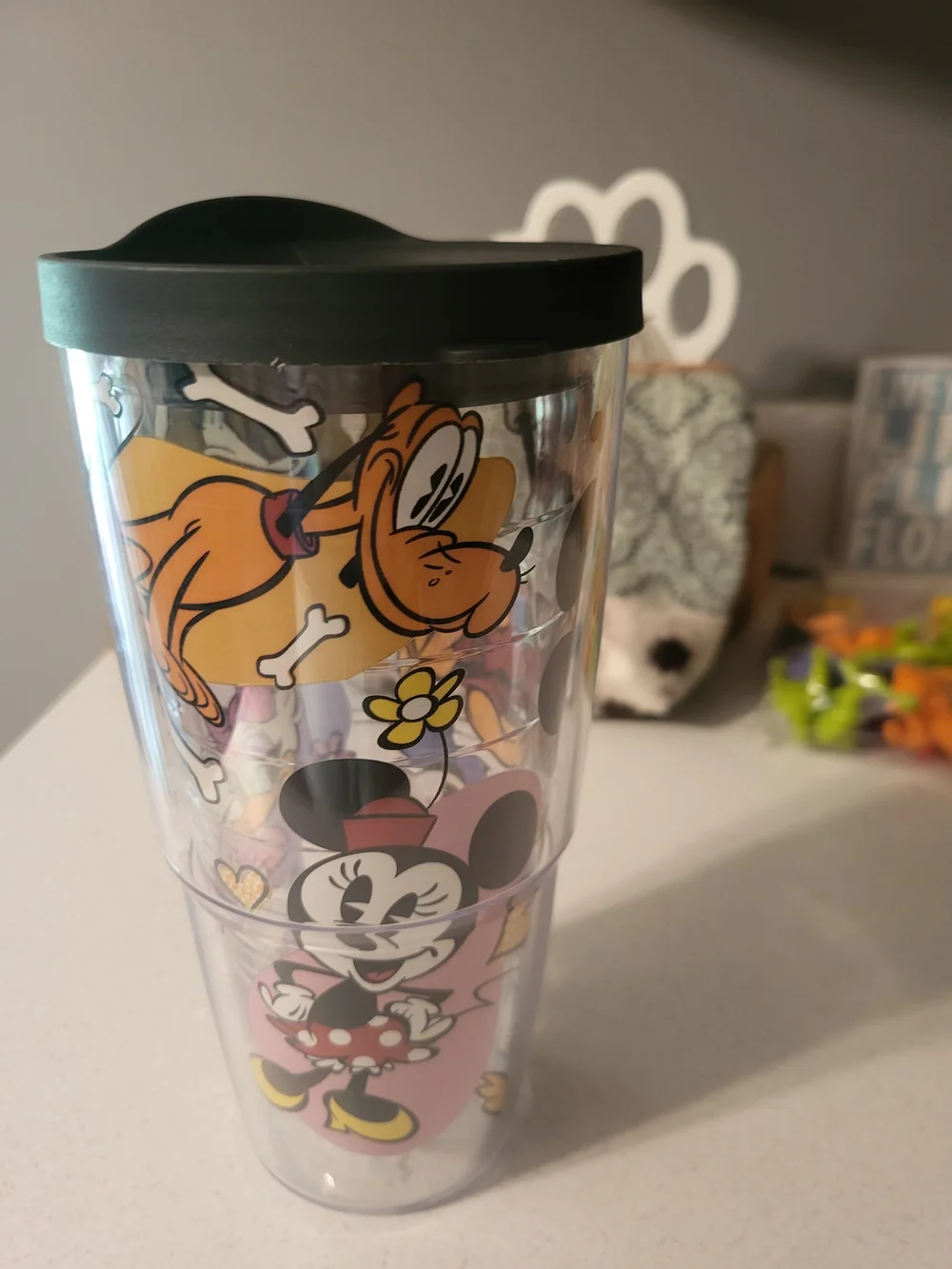 New TERVIS Disney Mickey & Friends 24oz Travel Tumbler Minnie Donald Goofy